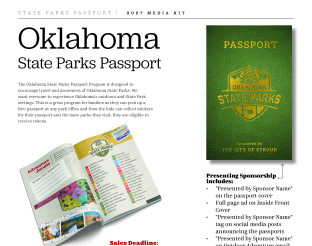 Oklahoma State Parks Passport Rate Card preview