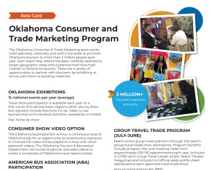 Oklahoma Consumer Trade & Marketing Rate Card preview