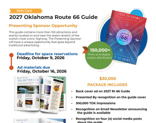 Route 66 Guide Presenting Sponsor Rate Card preview