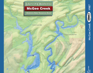 Preview of View McGee Creek Reservoir Map