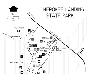 Preview of View Cherokee Landing State Park Map
