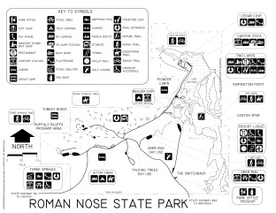 Preview of Roman Nose State Park Map