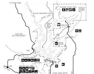 Preview of McGee Creek State Park Map